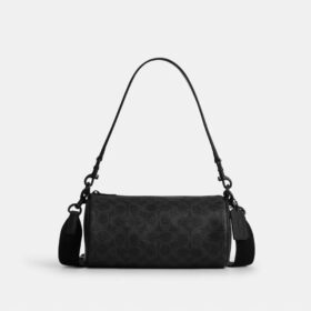 Andre Barrel Bag 24, Signature Canvas