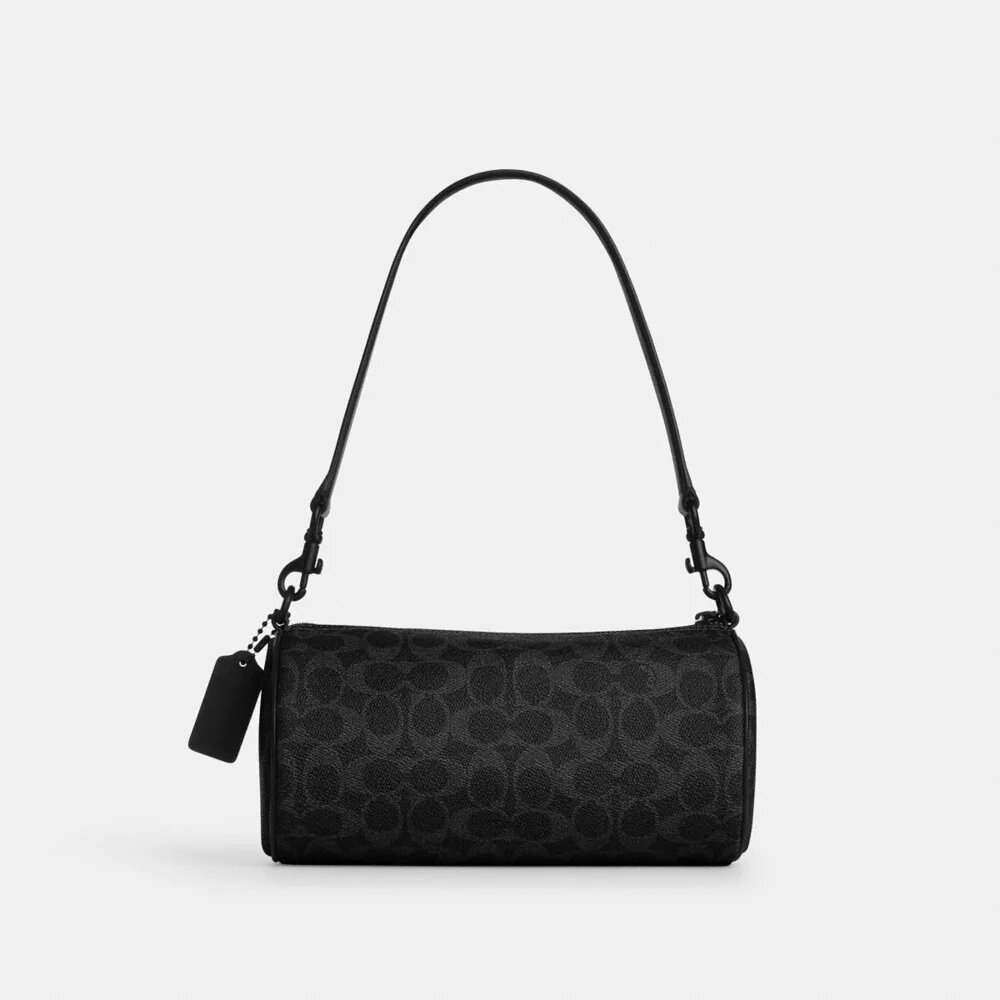 Andre Barrel Bag 24, Signature Canvas