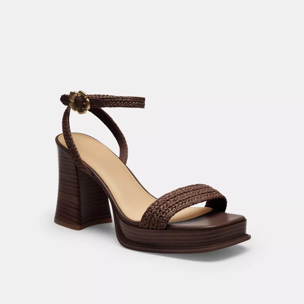 Çay Gülü Platform Sandalet