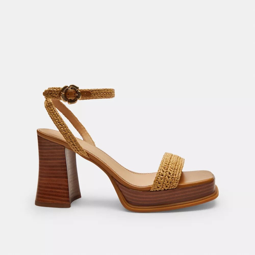 Çay Gülü Platform Sandalet
