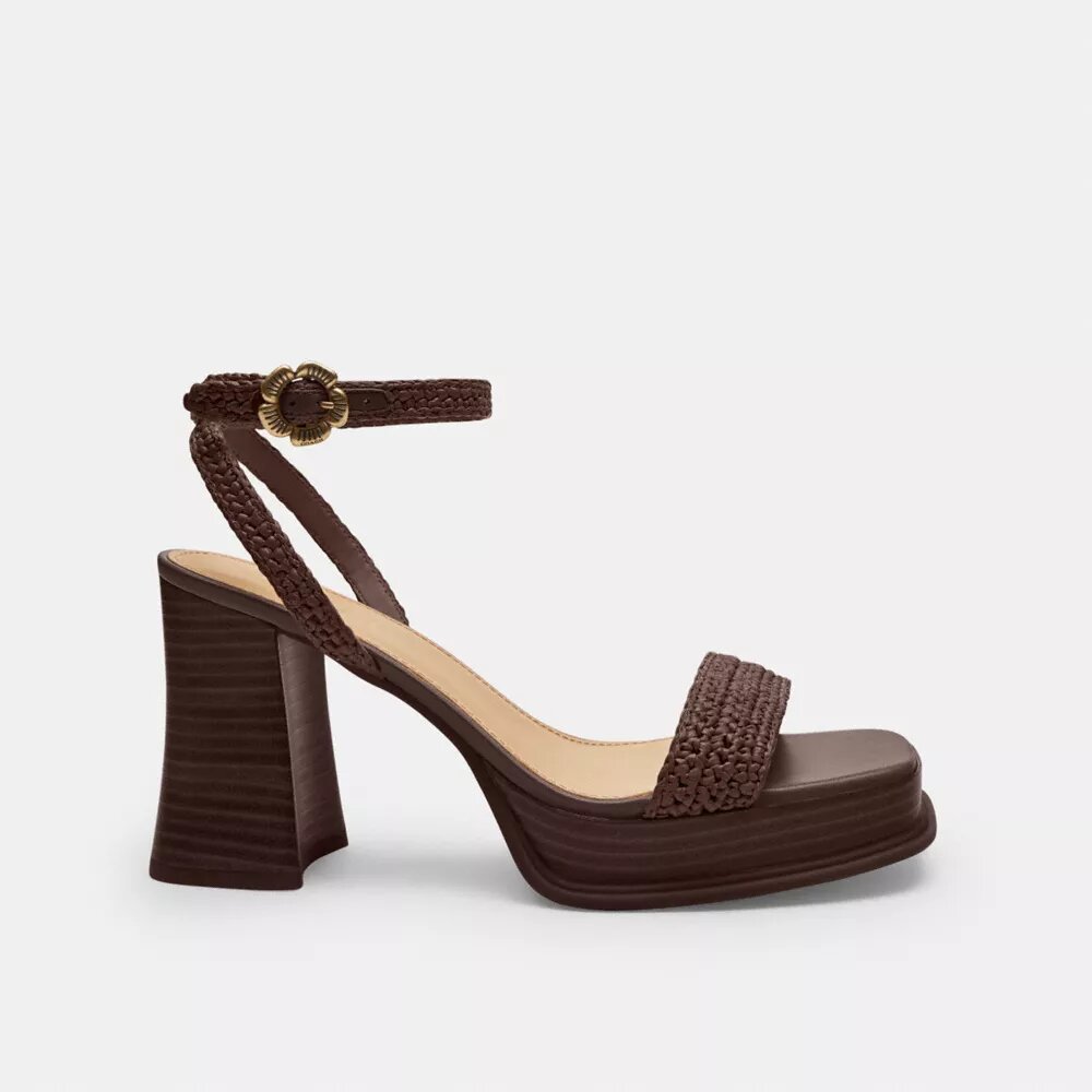 Çay Gülü Platform Sandalet