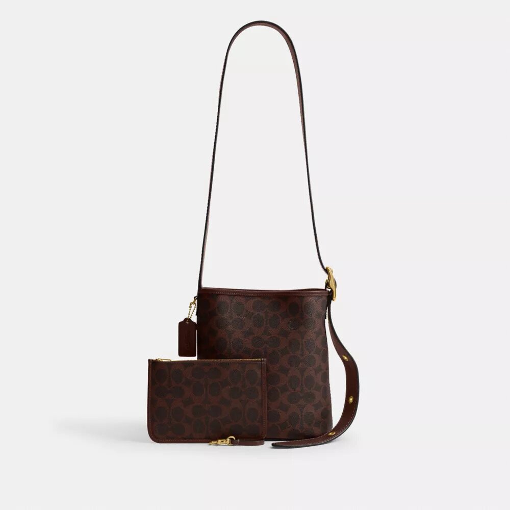 Bleecker Kova Çanta 21, Signature Canvas