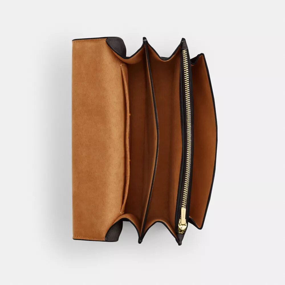 Blok Desenli Signature Canvas Klare Çapraz Çanta