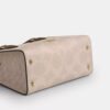 Blok Desenli Signature Canvas Maggie Küçük Tote Çantası