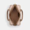 Blok Desenli Signature Canvas Rowan Satchel Çanta