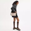 Blok Desenli Signature Canvas Rowan Satchel Çanta