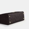Bloklu Signature Canvas Maggie Tote Çantası