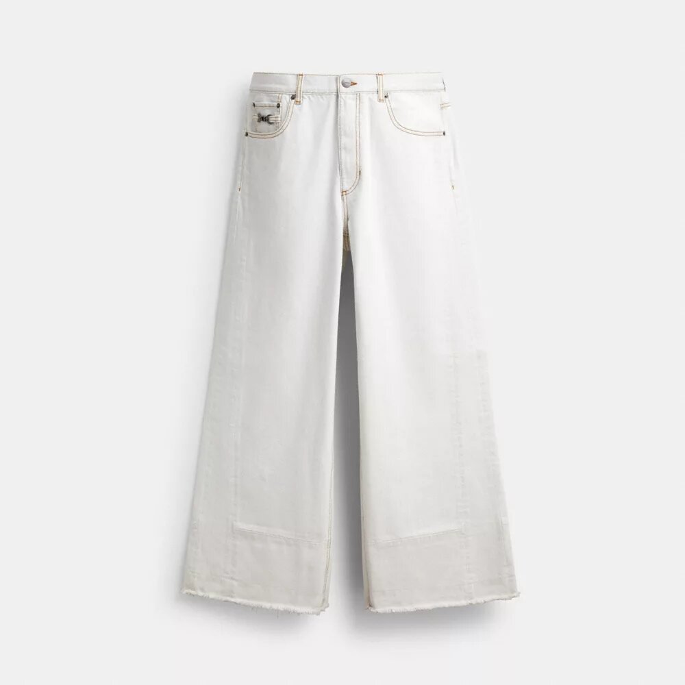 Bol Kesim Organik Pamuklu Denim Pantolonlar
