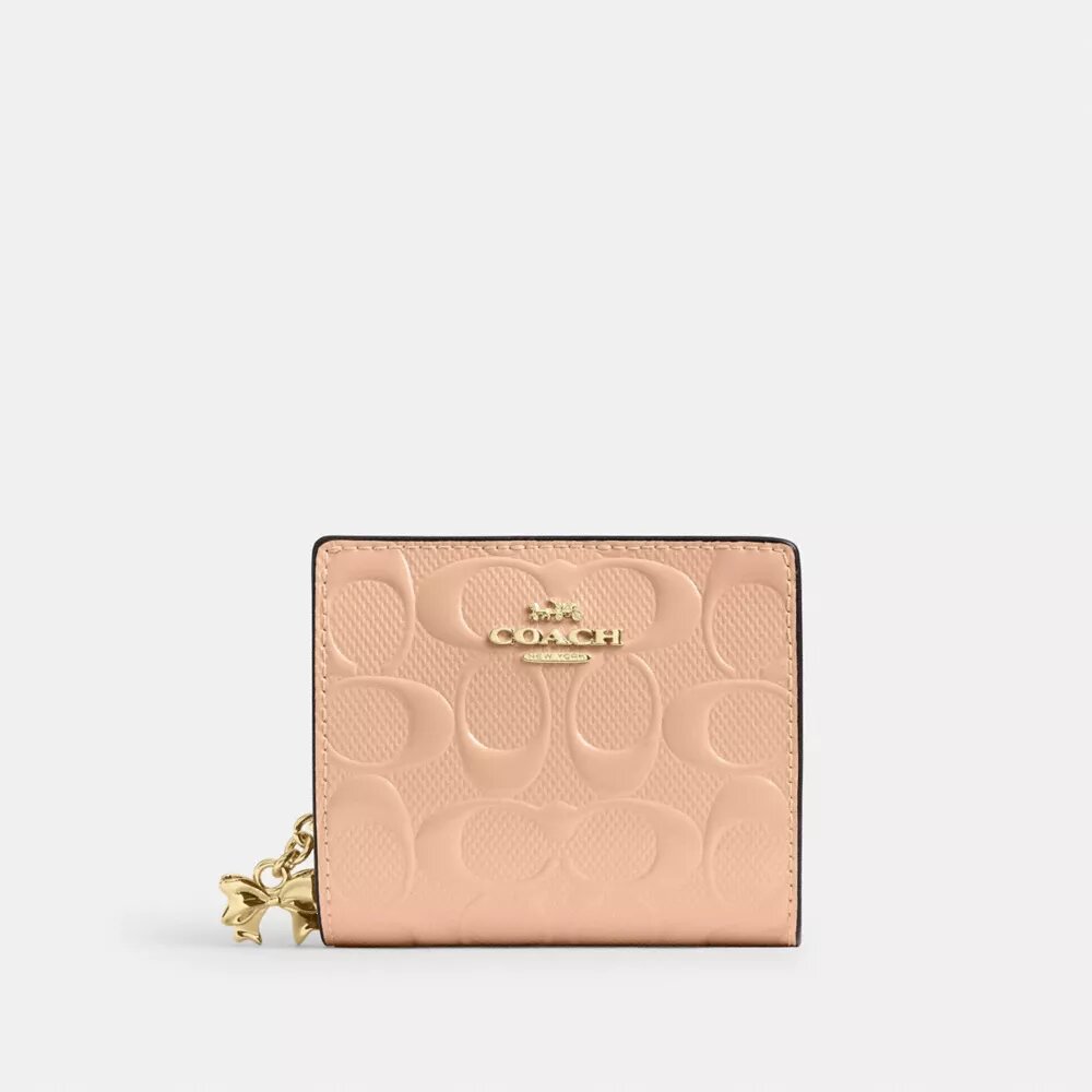 Charm Detaylı Signature Deri Çıtçıtlı Cüzdan