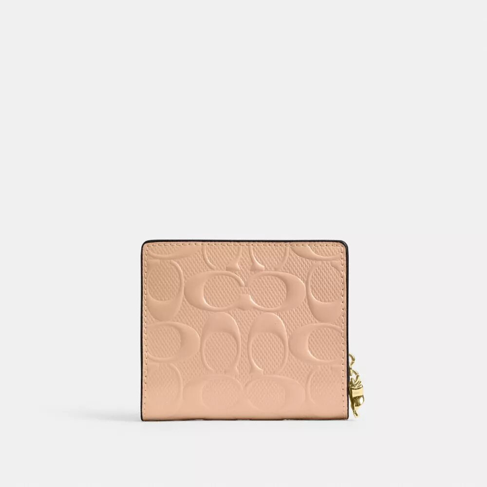 Charm Detaylı Signature Deri Çıtçıtlı Cüzdan