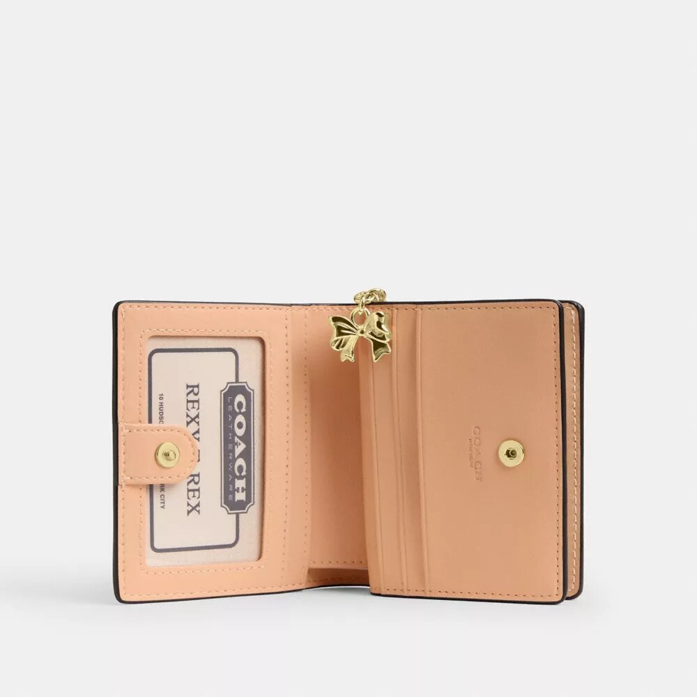 Charm Detaylı Signature Deri Çıtçıtlı Cüzdan