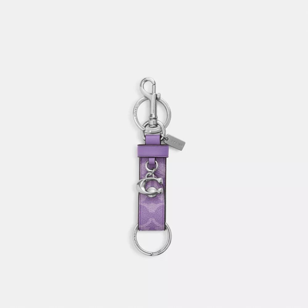 Charm'lı Signature Canvas Trigger Çıtçıtlı Çanta Süsü
