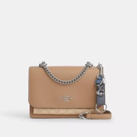Charm’lı Signature Canvas Trigger Çıtçıtlı Çanta Süsü