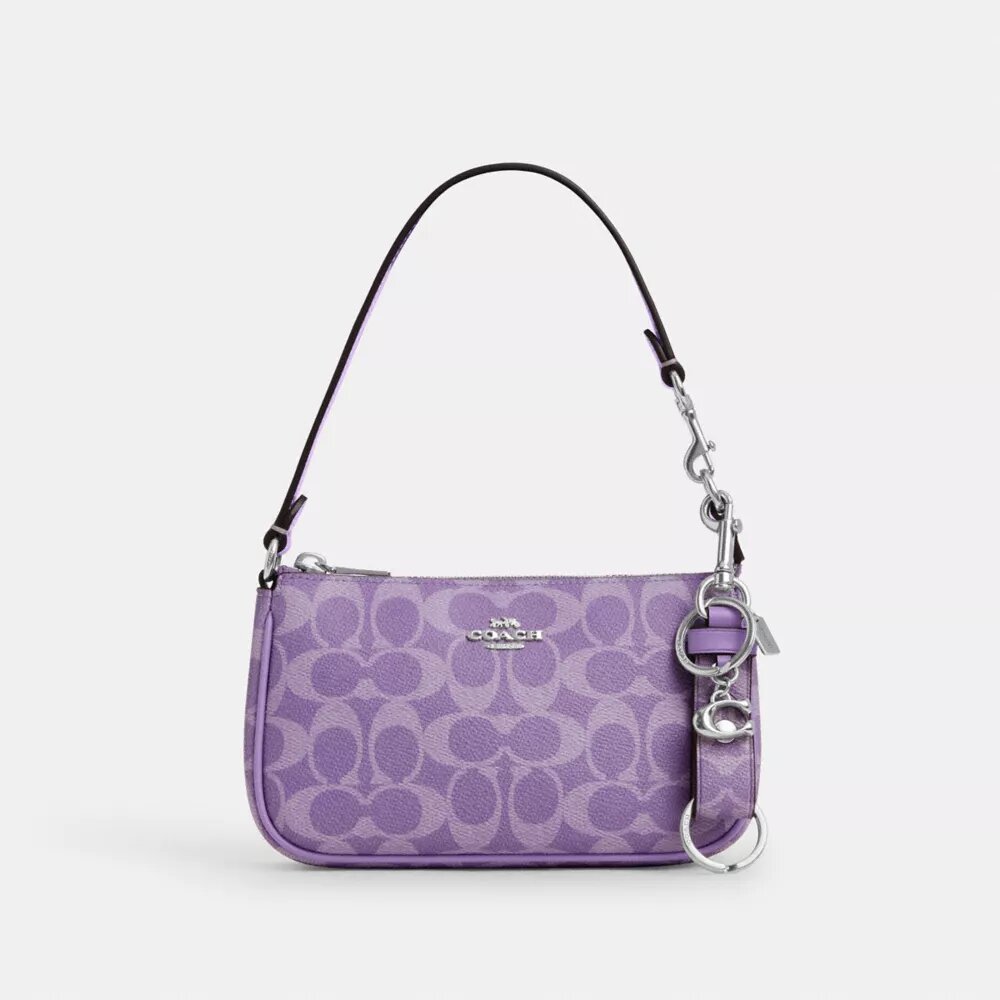 Charm'lı Signature Canvas Trigger Çıtçıtlı Çanta Süsü