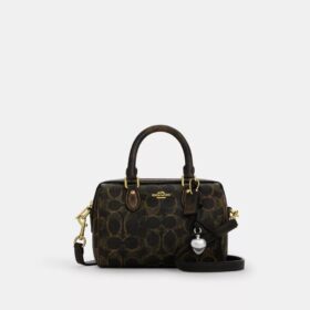 Charms Detaylı Loved Signature Canvas Mini Rowan Çapraz Askılı Çanta