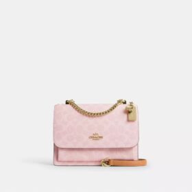 Charms Detaylı Signature Canvas Klare Çapraz Askılı Çanta