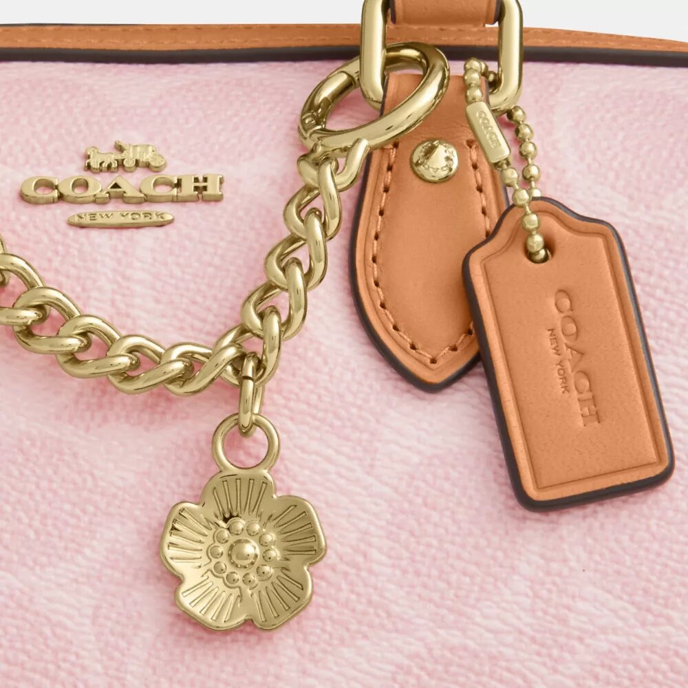 Charms Detaylı Signature Canvas Mini Rowan Çapraz Askılı Çanta
