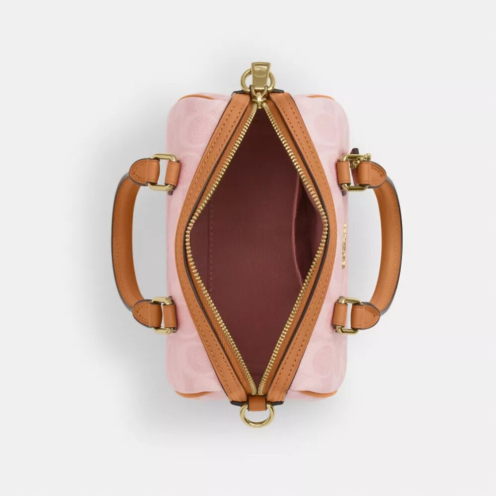 Charms Detaylı Signature Canvas Mini Rowan Çapraz Askılı Çanta