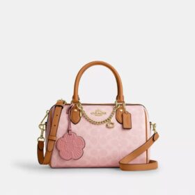 Charms Detaylı Signature Canvas Rowan Satchel Çanta