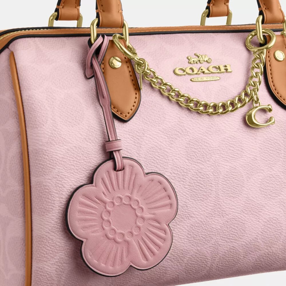 Charms Detaylı Signature Canvas Rowan Satchel Çanta