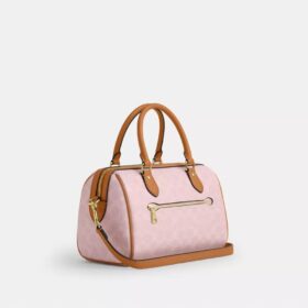 Charms Detaylı Signature Canvas Rowan Satchel Çanta