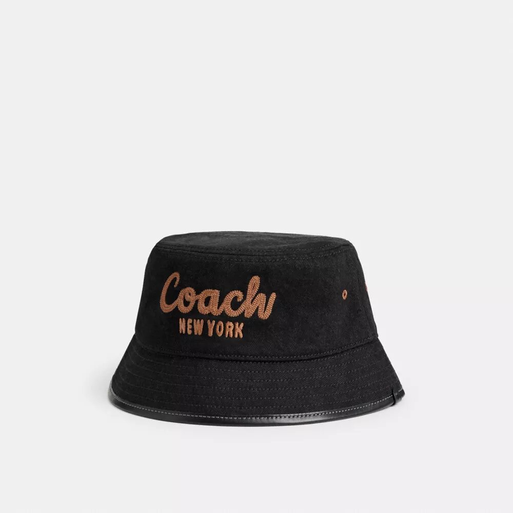 Coach 1941 İşlemeli Denim Kova Şapka