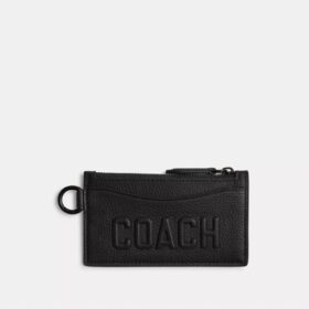 Coach Grafikli Fermuarlı Kartlık