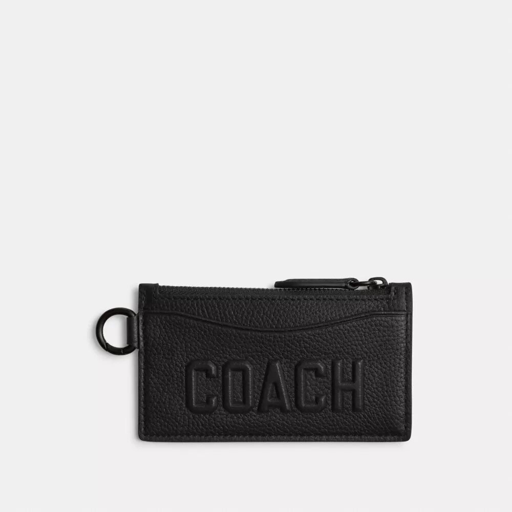Coach Grafikli Fermuarlı Kartlık