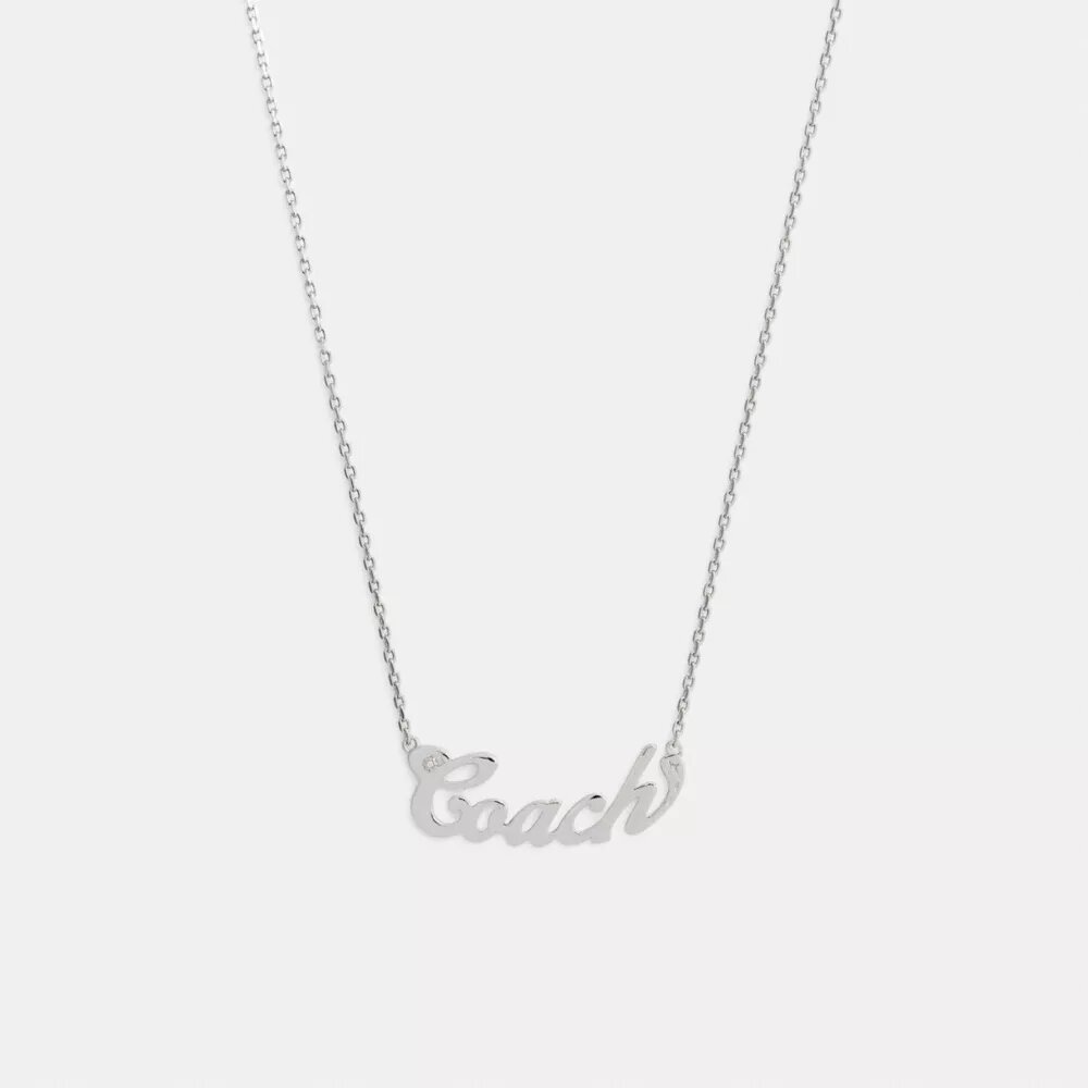 Coach Script İsim Plakalı Kolye