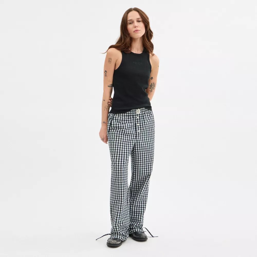 Coachtopia Loop Gingham Pantolon