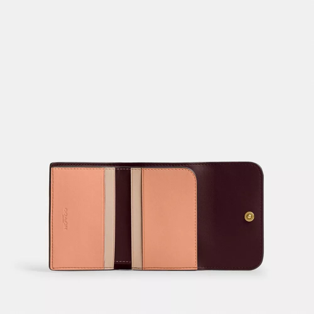 Colorblock Tasarımlı Temel Kartlık Cüzdan