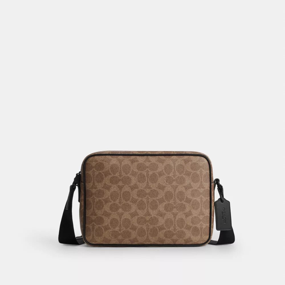 Colton Çapraz Askılı Çanta 25, Signature Canvas