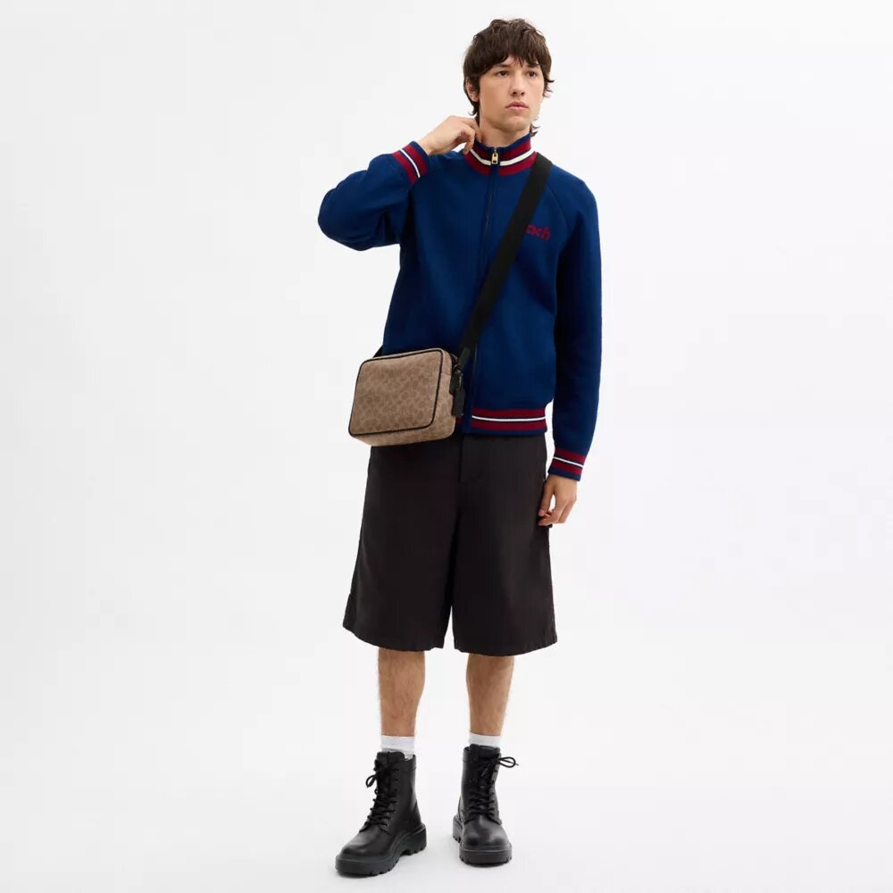 Colton Çapraz Askılı Çanta 25, Signature Canvas