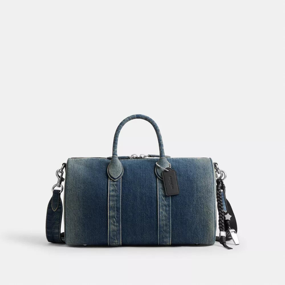 Compass Çanta 35, Yenilenebilir Pamuklu Denim ve Süsler