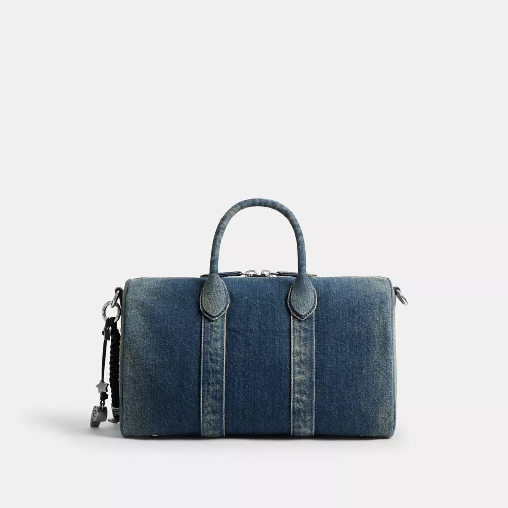Compass Çanta 35, Yenilenebilir Pamuklu Denim ve Süsler