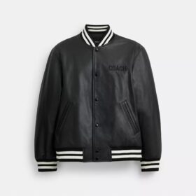 Deri Varsity Ceket
