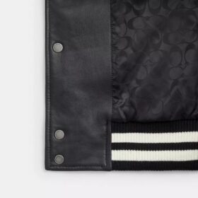 Deri Varsity Ceket