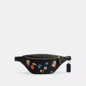 Disney X Coach Charter Bel Çantası 7, Çıkartma Desenli