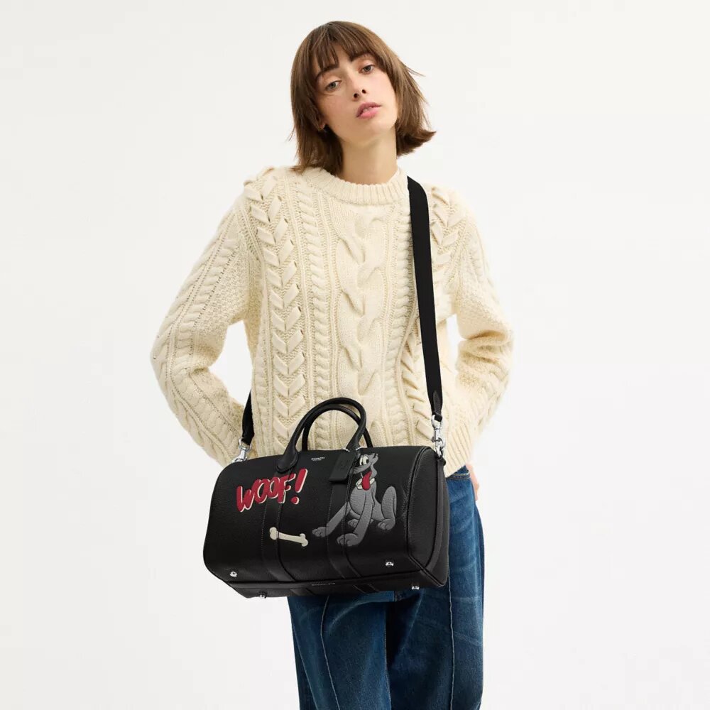 Disney X Coach Compass Çanta 35, Pluto ile