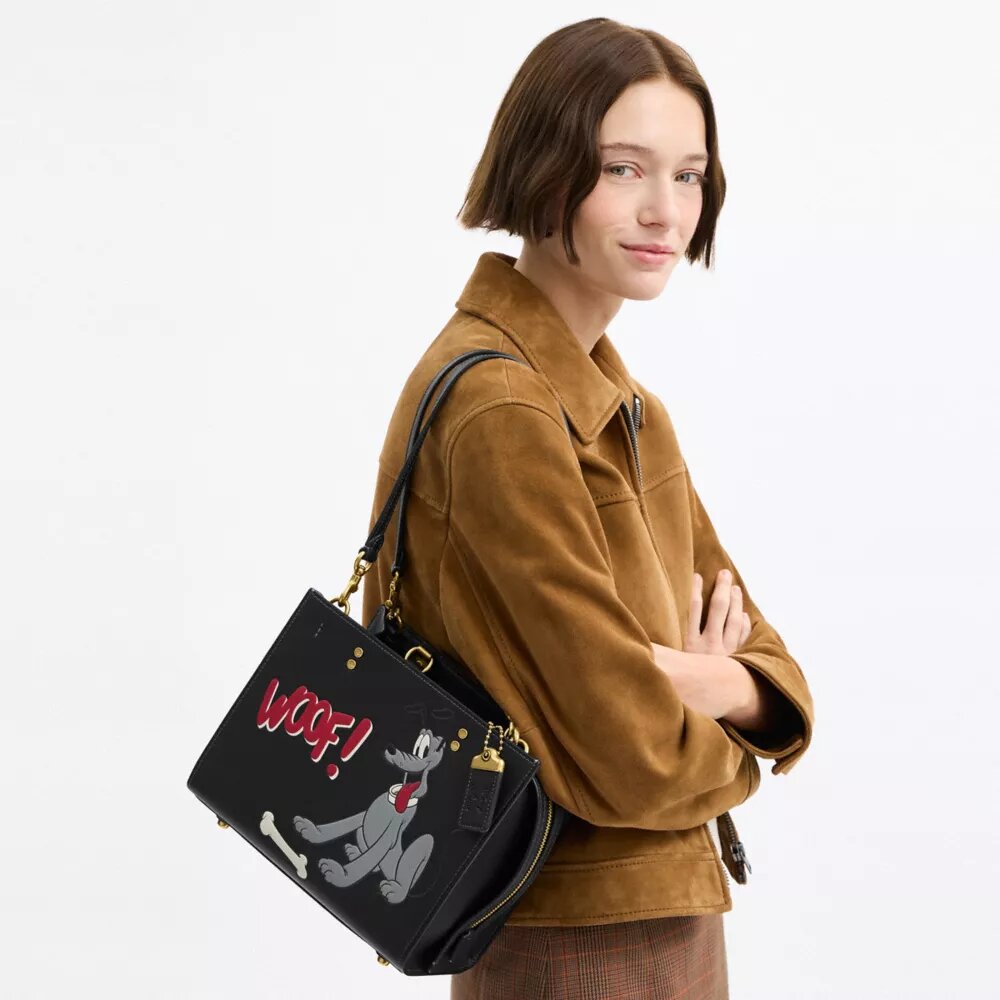 Disney X Coach Rogue Çantalar 25, Pluto ile