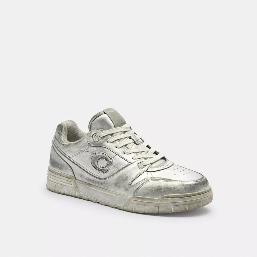 Eskitilmiş Metalik Deri Soho Sneaker'lar