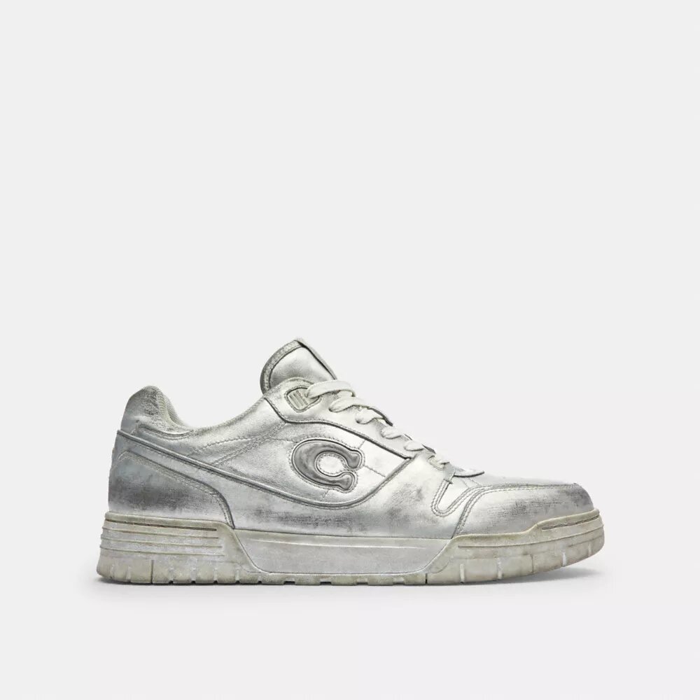 Eskitilmiş Metalik Deri Soho Sneaker'lar