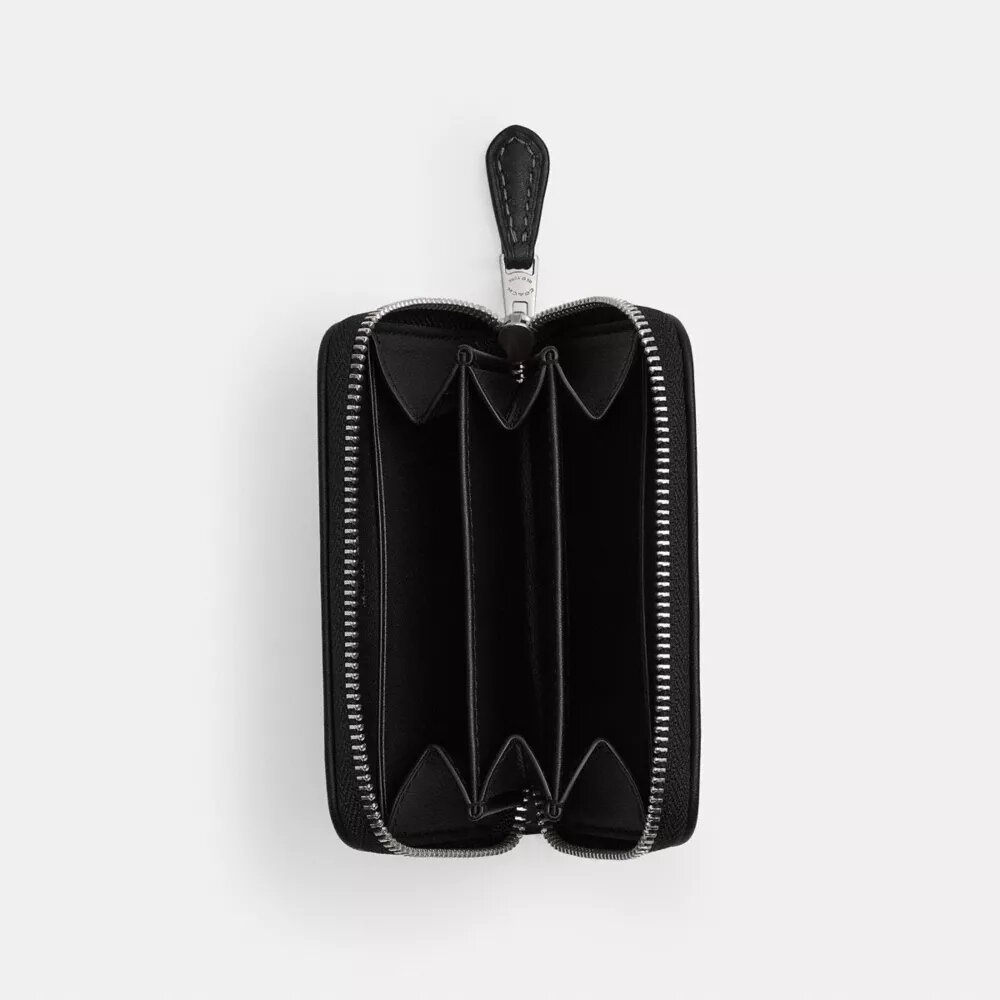 Essential Küçük Fermuarlı Kartlık, Kristal İmzalı Jakarlı