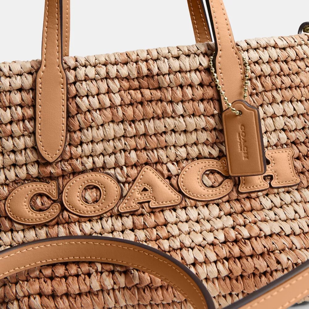 Gingham Desenli City Mini Tote Çanta