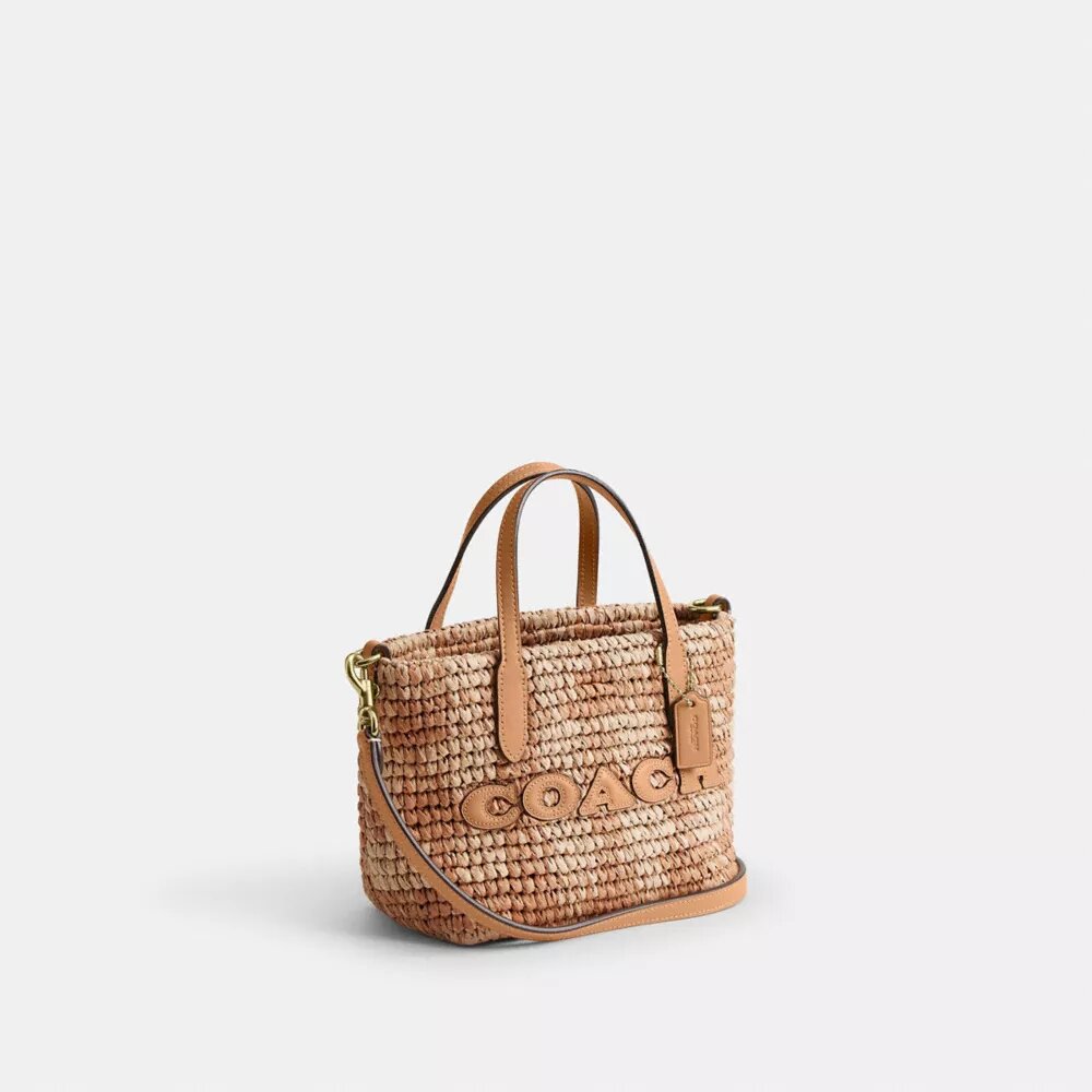 Gingham Desenli City Mini Tote Çanta