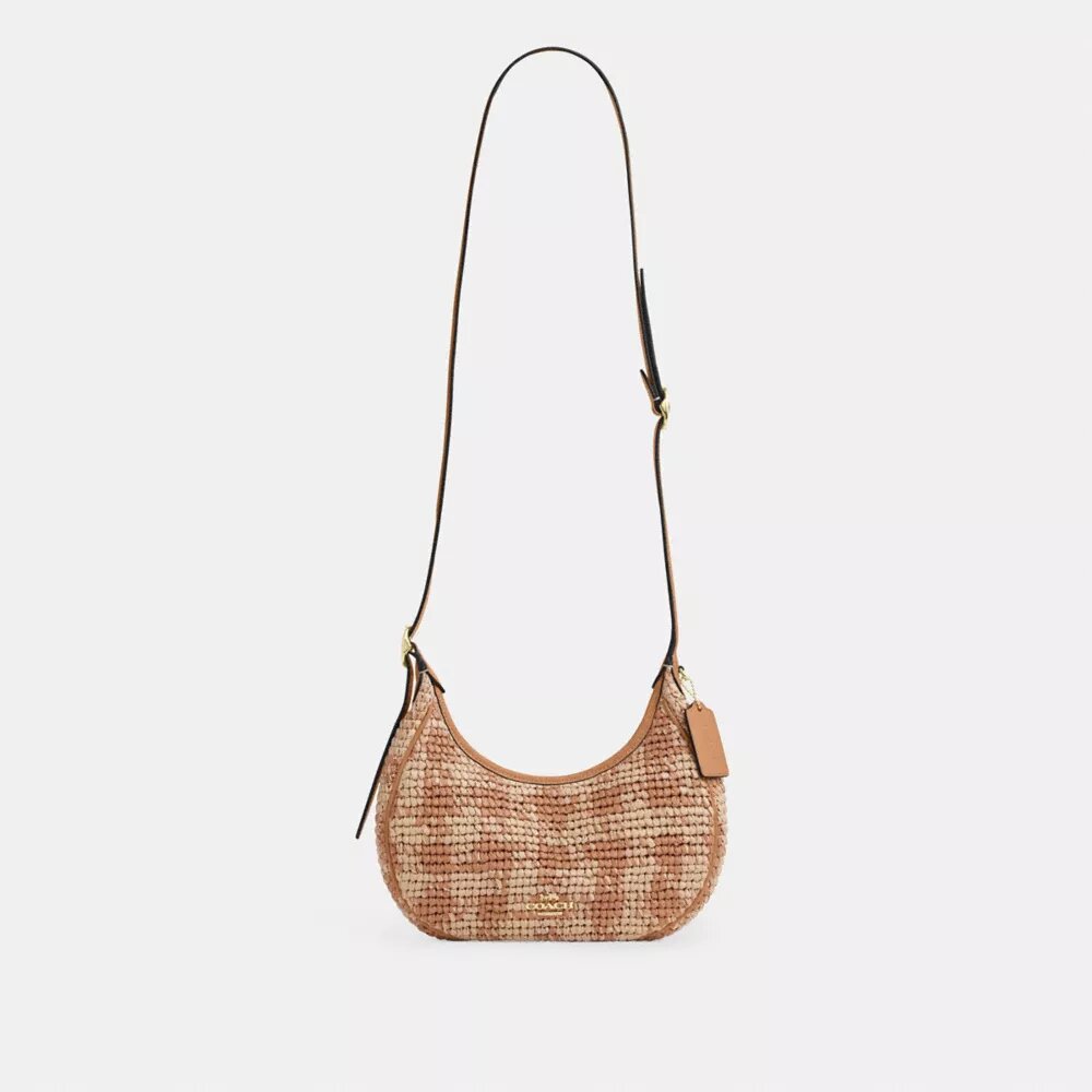 Gingham Desenli Emily Omuz Çantası