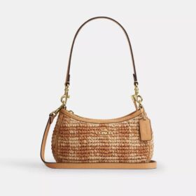 Gingham Desenli Teri Mini Çapraz Askılı Çanta