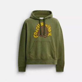Giysi Boyalı Spiral Kapüşonlu Sweatshirt