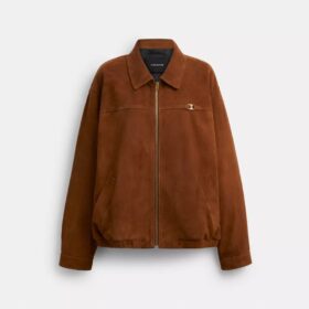 Heritage C Oversized Süet Bomber
