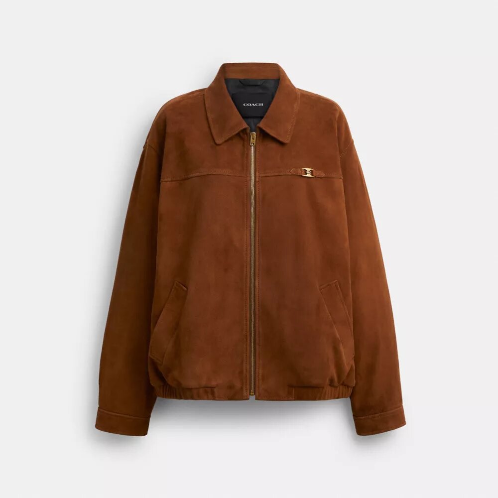 Heritage C Oversized Süet Bomber